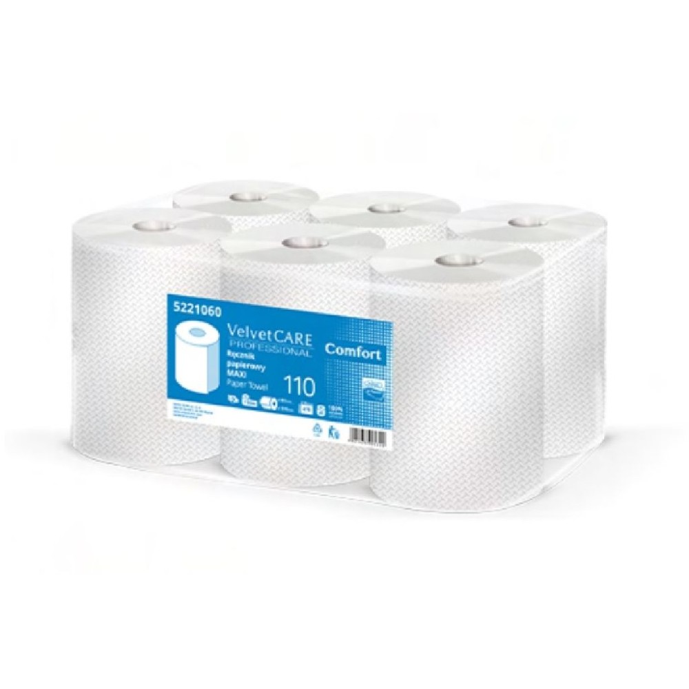 Ręcznik Papierowy A6 Biały MAXI110 Comf Velvet
