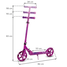Kidwell hulajnoga Blast dark pink do 100kg 8+