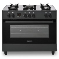 Kuchnia Gazowo-Elektryczna Ravanson KWGE K90 Glass Black