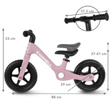 Kidwell Rowerek biegowy składany FLEX Pink