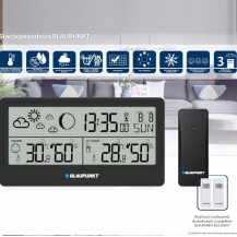 Stacja Pogodowa Blaupunkt WS 20BK Czarna