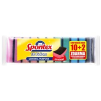 Zmywak Uniwersalny Colors 10+2 Szt Spontex Gąbka
