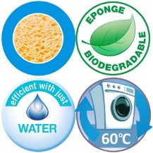 Gąbka Superchłonna Spontex Absorb+ Eco 2 Szt Żółta