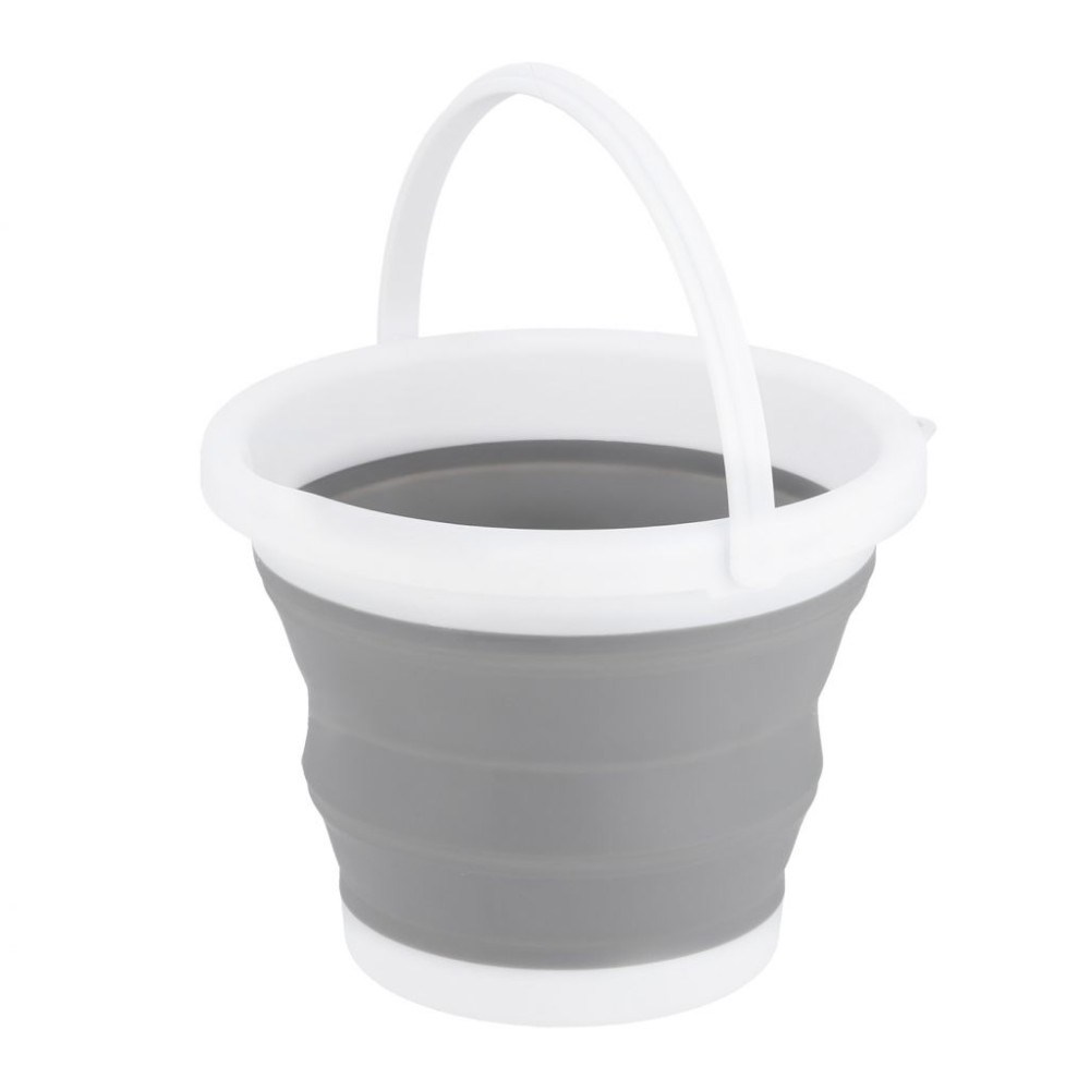 Wiadro Składane Nils NC1783 Szare 5l