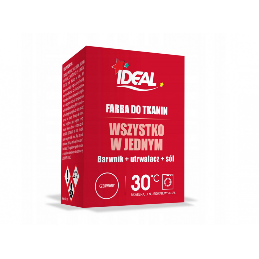 Farba Do Tkanin Ideal Mini Czerwony 230g