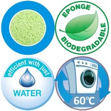 Gąbka Superchłonna Spontex ABSORB+ ECO 2 Szt Zielona