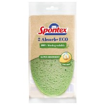 Gąbka Superchłonna Spontex ABSORB+ ECO 2 Szt Zielona