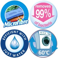 Ściereczka Spontex Mictrofibre Uniwersalna Ultimate Clean 3 Szt