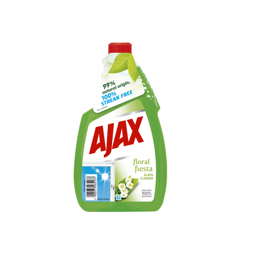 Płyn Do Mycia Szyb Floral Ajax Zapas 750ml