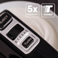Mikser Ręczny Eldom R 120 400 W Czarny