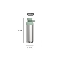 Butelka Na Wodę Stalowa Mepal Vita Nordic Sage Zielona 700 ml