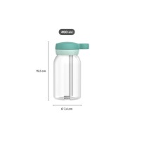 Butelka Ze Słomką Campus Mepal Stitch 450 ml