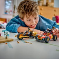 LEGO Ninjago 71864 Wielofunkcyjne Pojazdy Kaia I Cole’a
