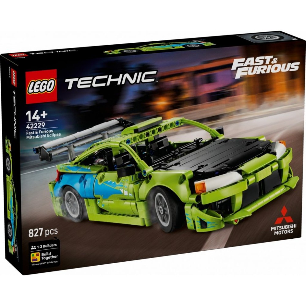LEGO Technic 42229 Samochód Fast And Furious Mitsubishi Eclipse