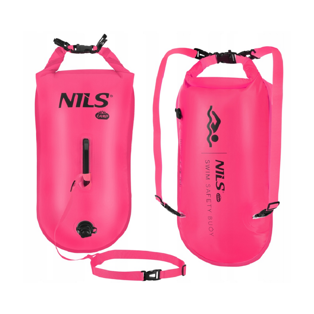 Dmuchana Bojka Do Pływania Nils NC1772 Różowa 28 l