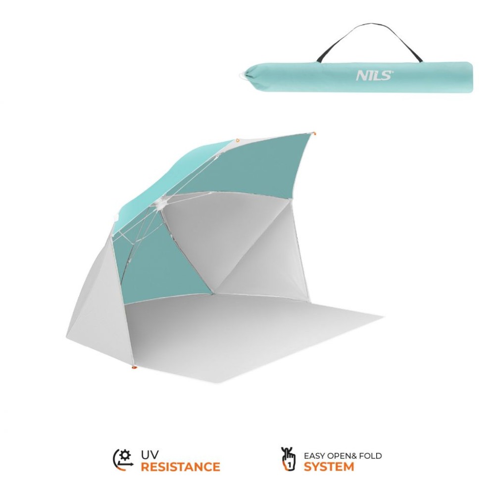 Parasol Parawan Plażowy 2w1 Nils NC4803