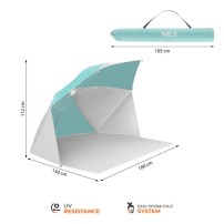 Parasol Parawan Plażowy 2w1 Nils NC4803