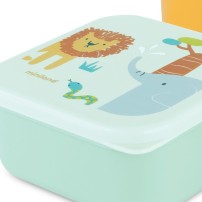 Miniland zestaw 3 pude ek na lunch dzungla 8413082896232