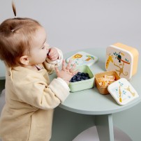 Miniland zestaw 3 pude ek na lunch dzungla 8413082896232