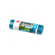 Worki Do Segregacji Bratek 60L Niebieskie-Papier 10szt