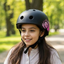 Kask Nils Różowy MTW001 Fly XS(48-52CM)