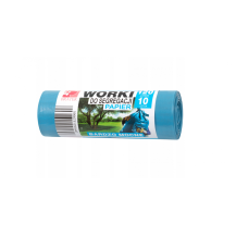 Worki Do Segregacji 120L Niebieskie - Papier 10Szt