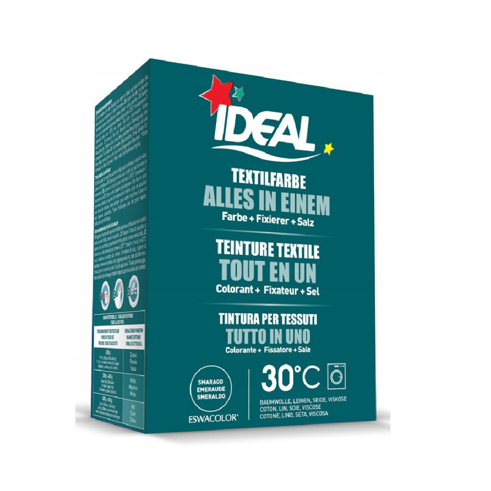 Farba Do Tkanin Ideal Mini Szmaragdowy