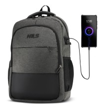 Plecak Miejski Z USB Nils NC4503 Szary 18 l