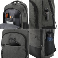 Plecak Miejski Z USB Nils NC4503 Szary 18 l
