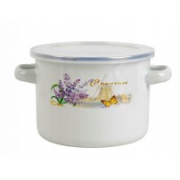 Garnek Emaliowany Koko 16cm Młyn 2l