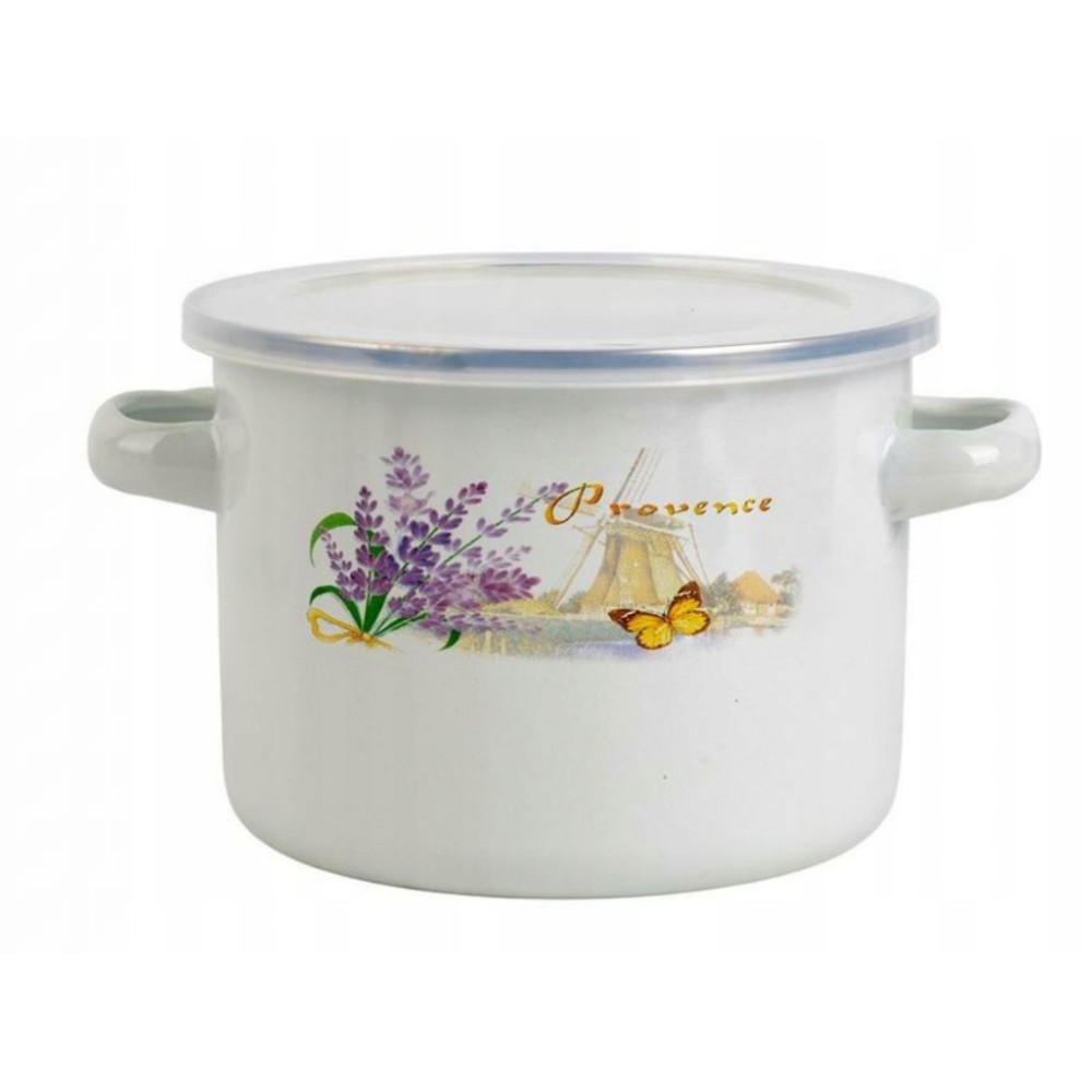 Garnek Emaliowany Koko 16cm Młyn 2l