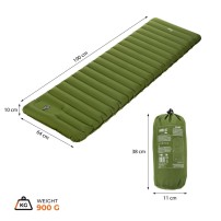 Mata Z Wbudowaną Pompką Nils NC4402 Zielona