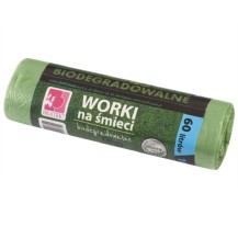Worki Na Śmieci Bratek 60L Biodegradowalne LDPE 10szt