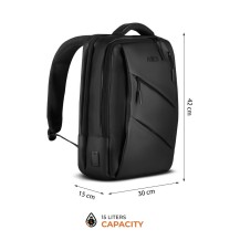 Plecak Na Laptopa Z USB Nils NC4502 Czarny 15 l