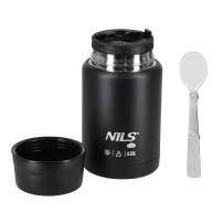 Termos Obiadowy Nils NC3807 Czarny 550ml