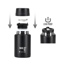 Termos Obiadowy Nils NC3807 Czarny 550ml
