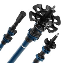 Kije Trekkingowe Nils TK8601 Blue Aluminiowe