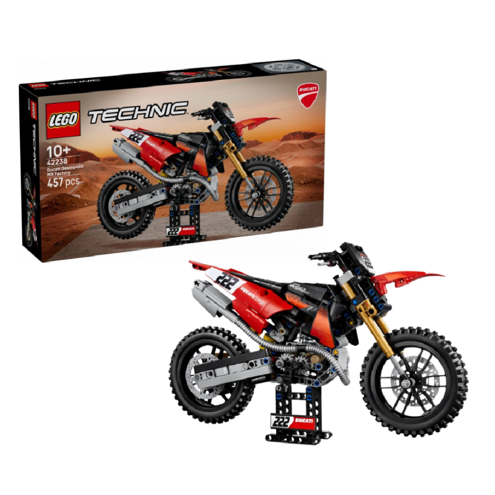 LEGO Technic 42238 Motocykl Ducati Desmo450 MX Factory