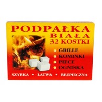 Rozpałka Biała Parafinowa 32 Kkostki