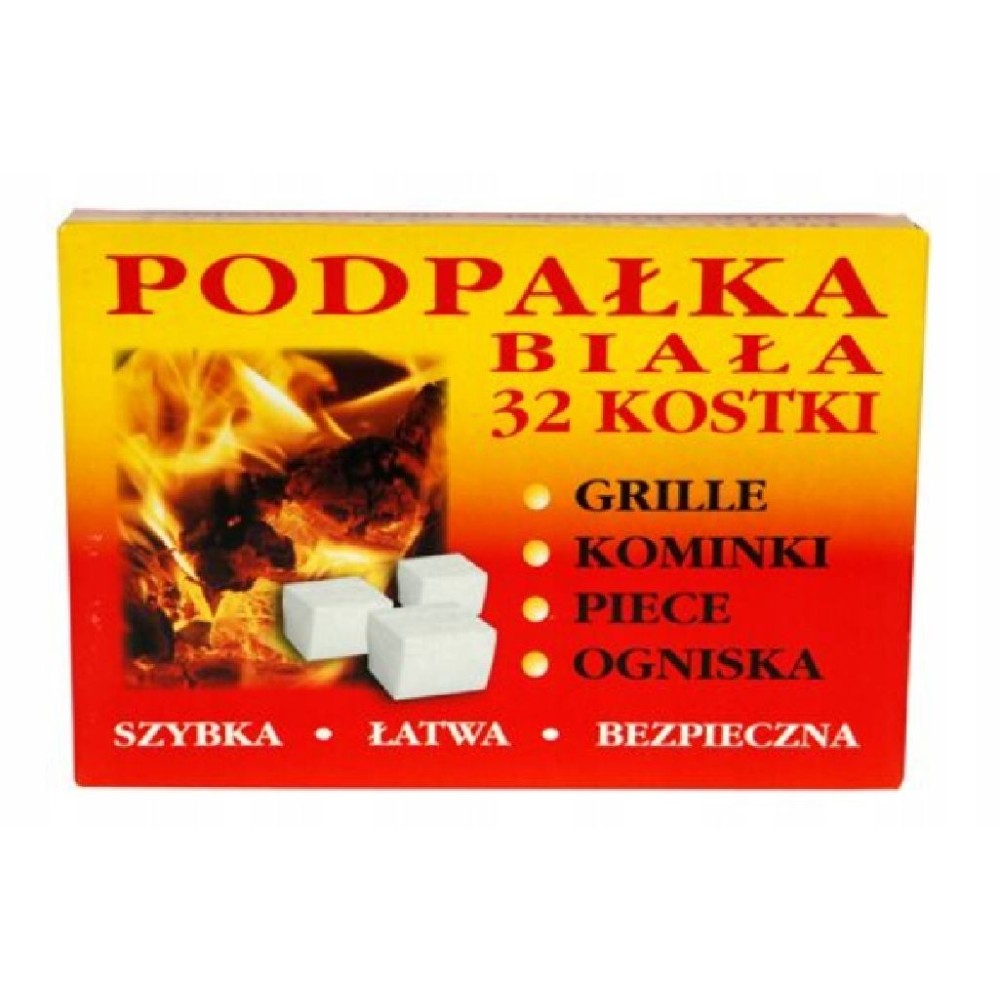 Rozpałka Biała Parafinowa 32 Kkostki