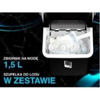 Kostkarka do lodu Lafe IceTwist Pro czarny