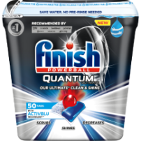 Finish Quantum Ultimate ActivBlu Kapsułki do zmywarki 50 szt Regularne