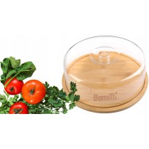 Deska bambusowa z kloszem Berretti BR-7528