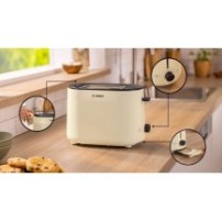 Bosch toster TAT 2M127 beżowy 950 W