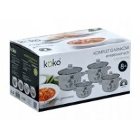 Zestaw garnków Koko KO-9324 Dmuchawce 8 elementów