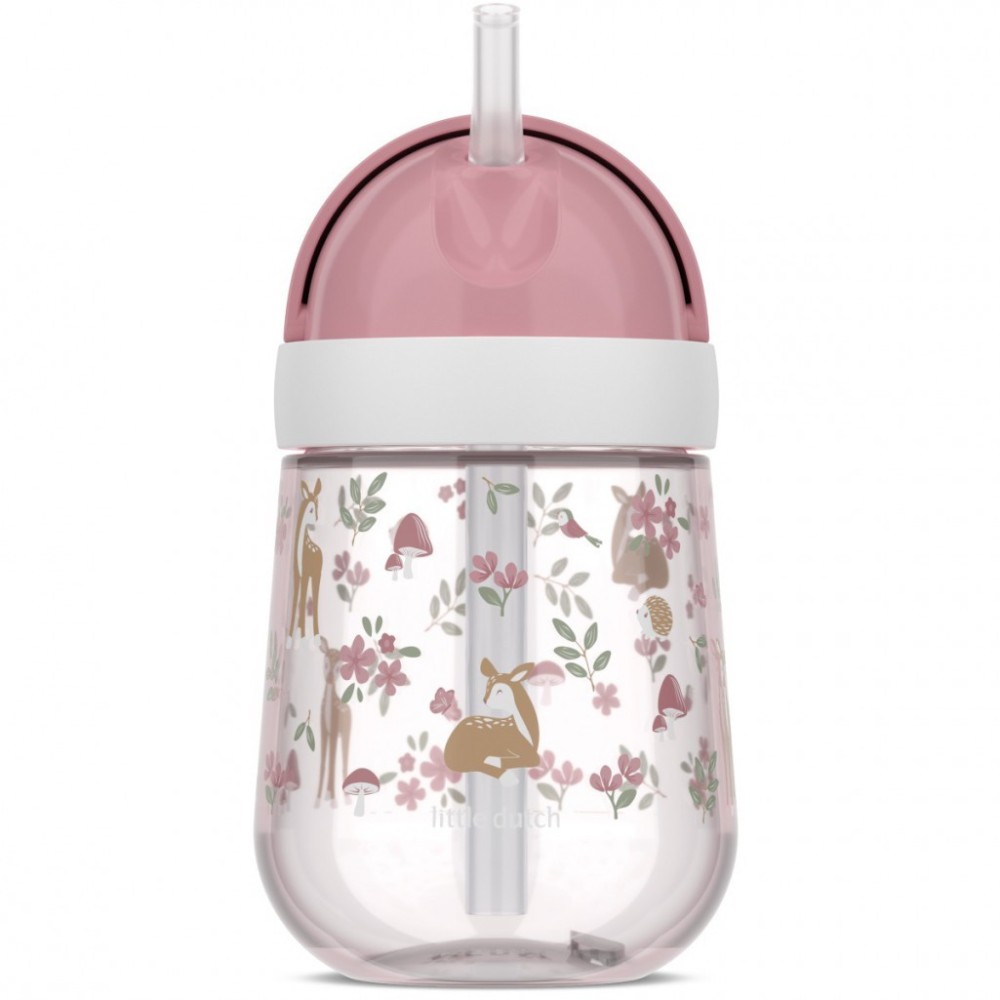 KUBEK DZIECIĘCY ZE SŁOMKĄ 300ML MIO FAIRY GARDEN 108014065406