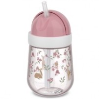 KUBEK DZIECIĘCY ZE SŁOMKĄ 300ML MIO FAIRY GARDEN 108014065406