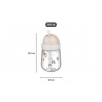 KUBEK DZIECIĘCY ZE SŁOMKĄ 300ML MIO FAIRY GARDEN 108014065406