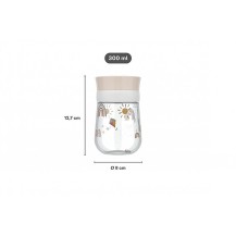 KUBEK DZIECIĘCY TRENINGOWY DO NAUKI PICIA MIO 300 ML FAIRY GARDEN