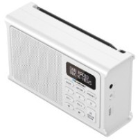 Radio Cyfrowe Blaupunkt DR 3WH Białe AKUM. (DAB+/FM/RDS/BT/ZEGAR/ALARM)